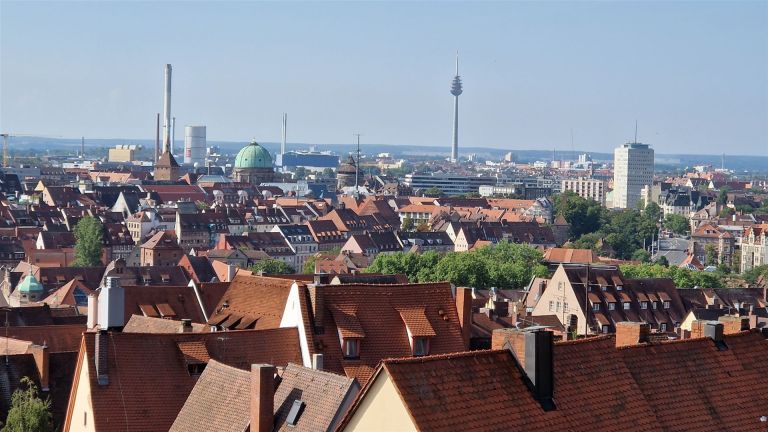Blick über Nürnberg